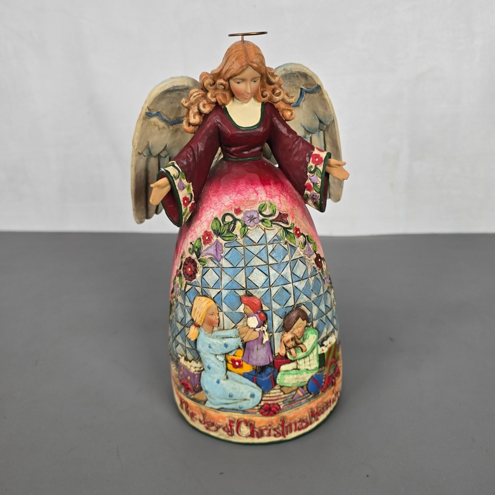 Jim Shore Heartwood Creek Joy Of Christmas Morning Angel Figurine F4005325 2006